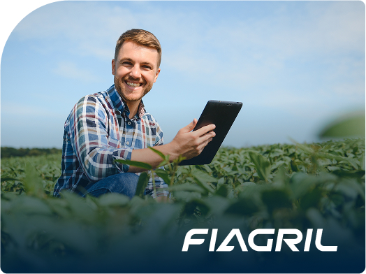 Profissional da Fiagril trabalhando